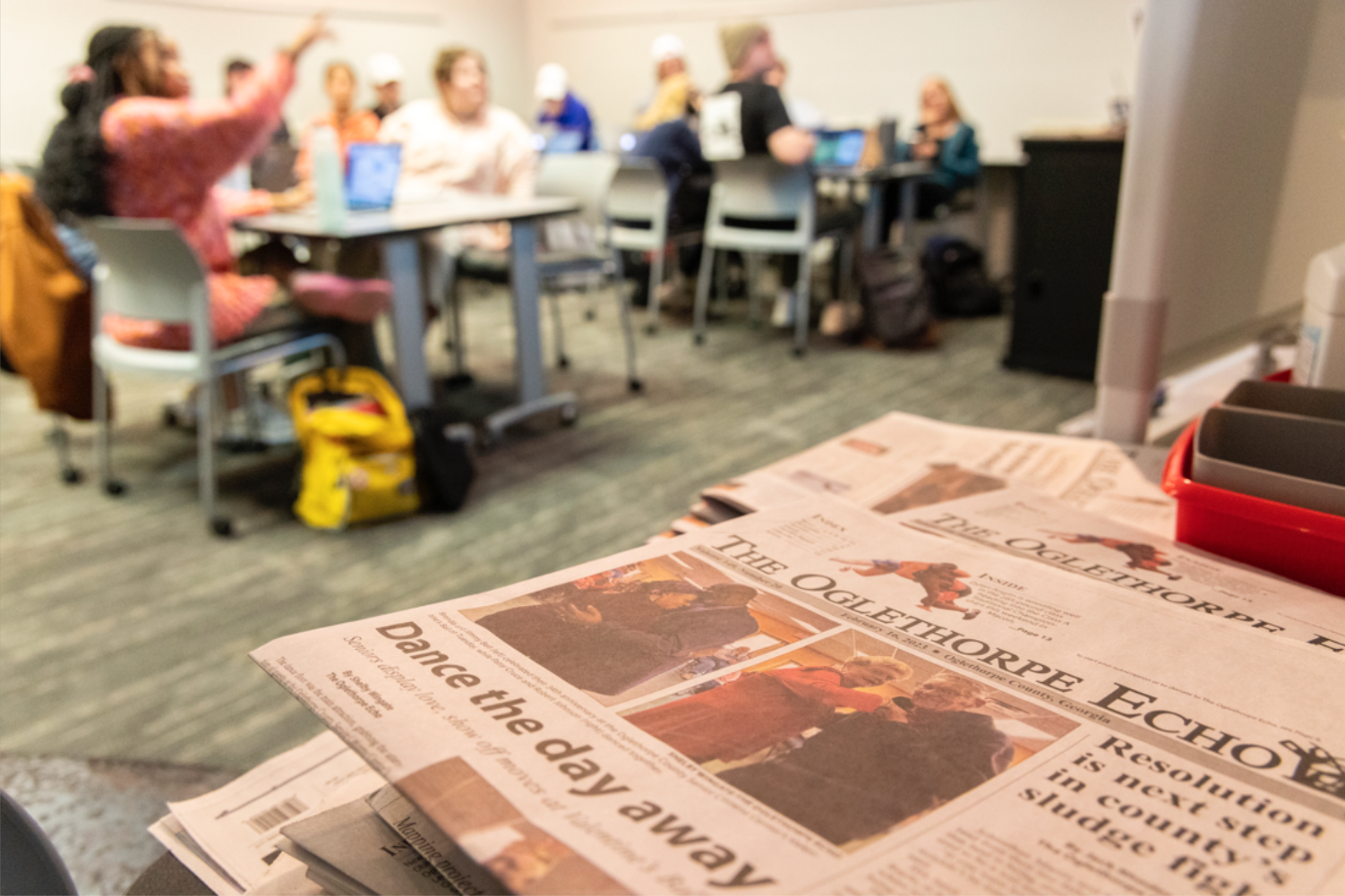 UGA Students Report The News While Saving It