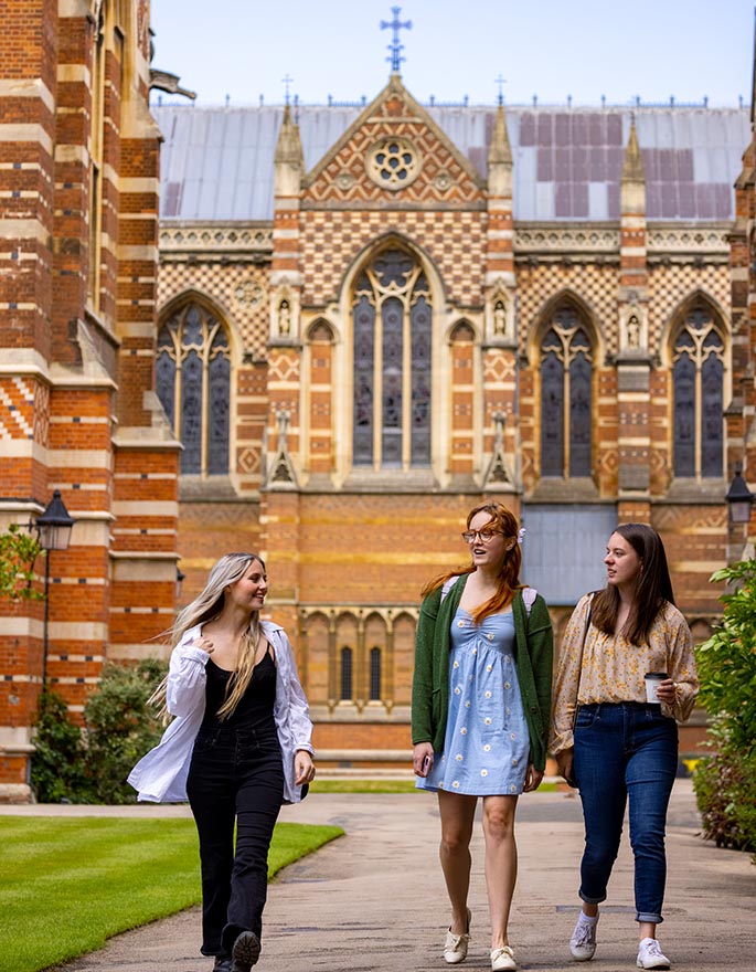UGA Students Outside Keble College, constituent college of the University of Oxford in England